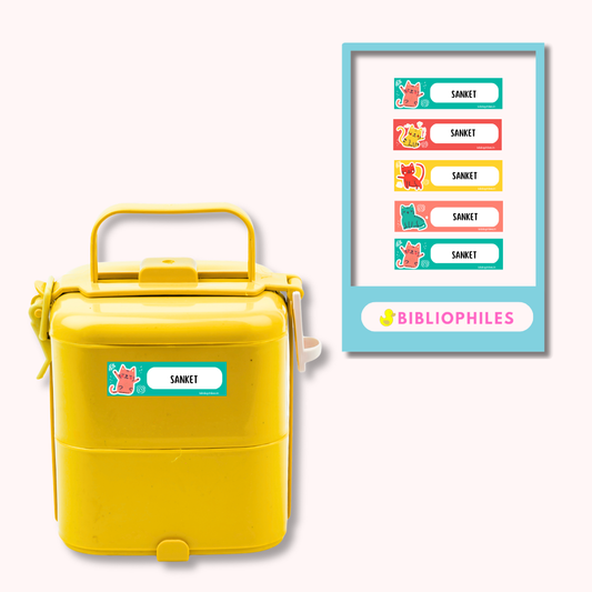 Kitty Cats Customized Waterproof Labels