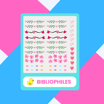 Lens ART - Connected Hearts - Decorate Your Frames - Bibliophiles