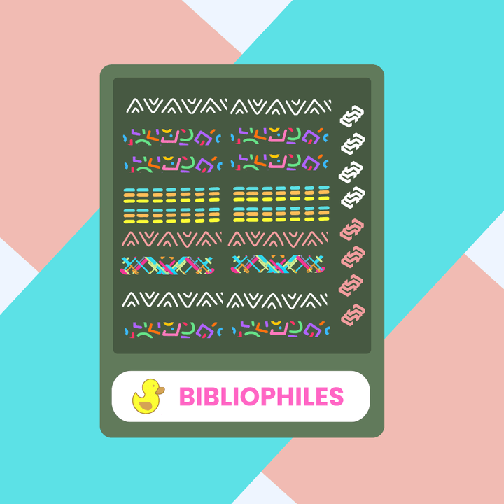 Lens ART - Patterns - Decorate Your Frames - Bibliophiles