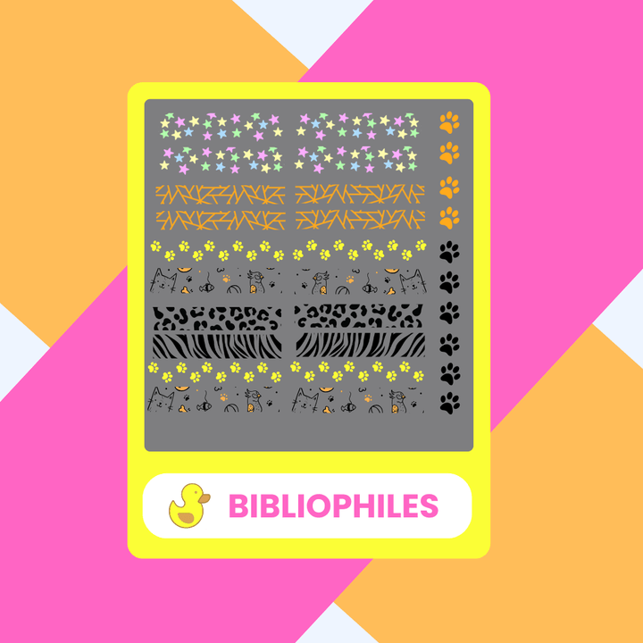 Lens ART - Paw Party - Decorate Your Frames - Bibliophiles