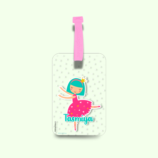 Luggage Tag - Ballerina (Transparent Tag) - Bibliophiles