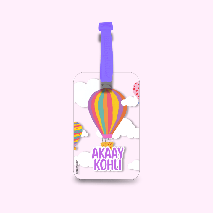 Luggage Tag - Balloon (Transparent Tag) - Bibliophiles