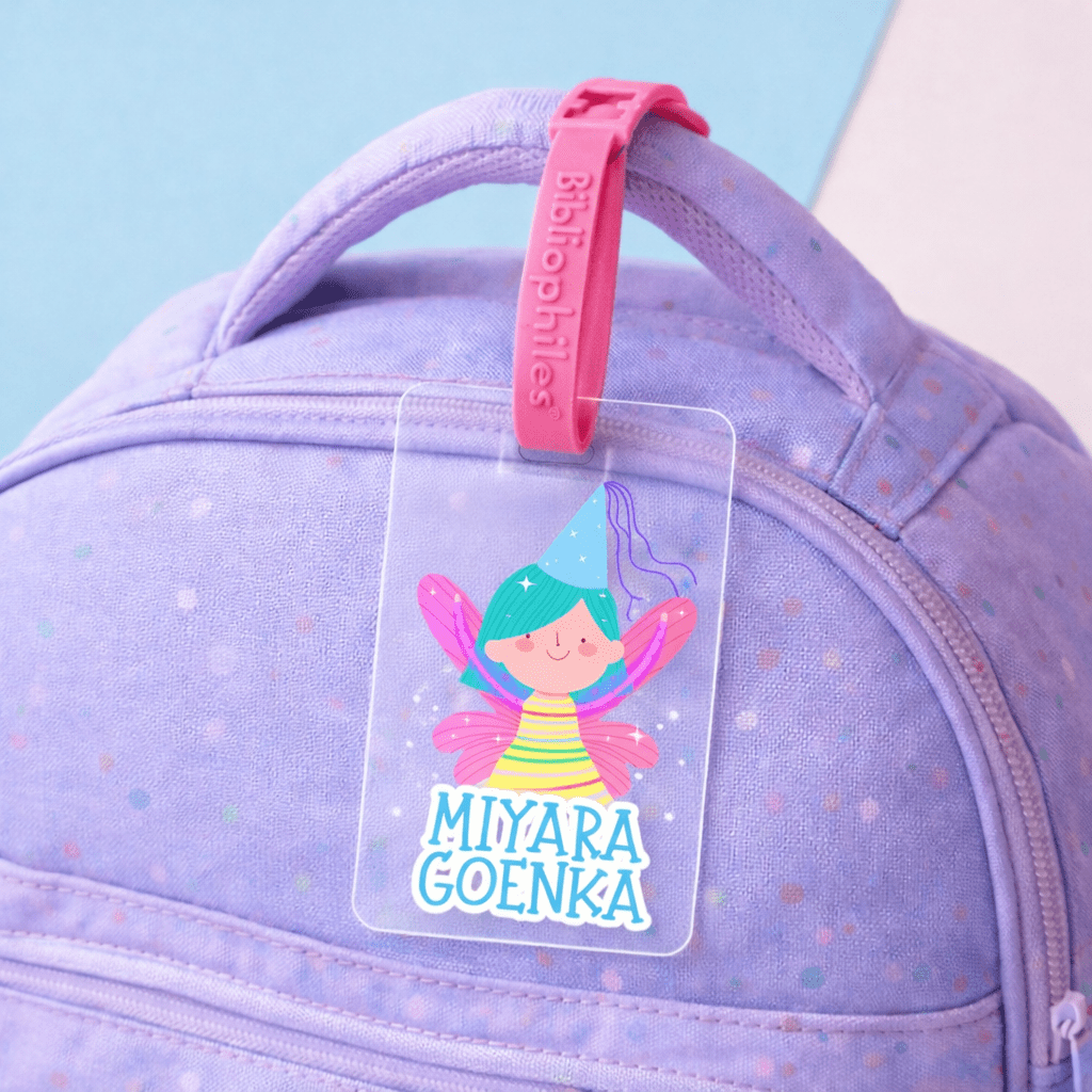 Luggage Tag - Birthday Fairy (Transparent Tag) - Bibliophiles