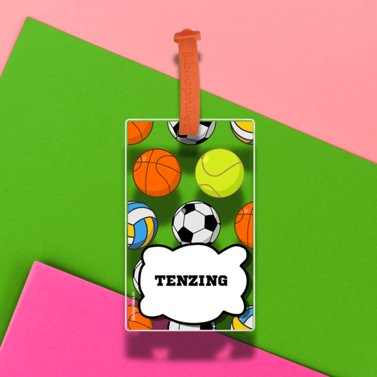 Luggage Tag - Football (Transparent Tag) - Bibliophiles
