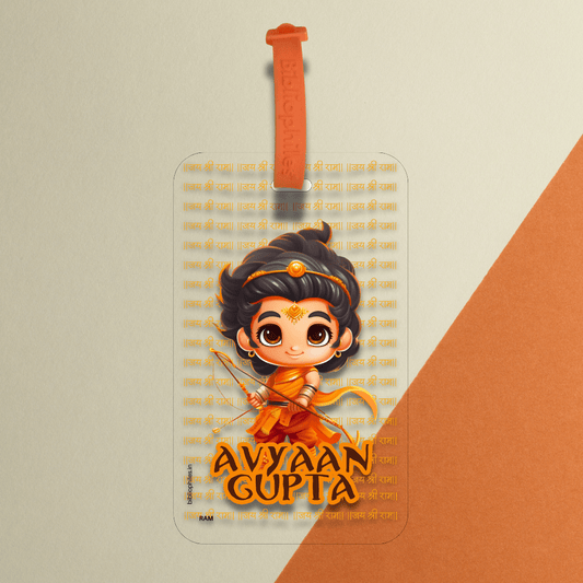 Luggage Tag - Shri Ram (Transparent Tag) - Bibliophiles