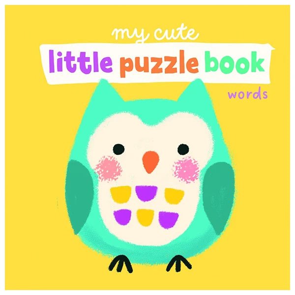 My Cute Little Puzzle Book: Words ( Must Have First Jigsaw Puzzle Book for Toddlers) - Bibliophiles