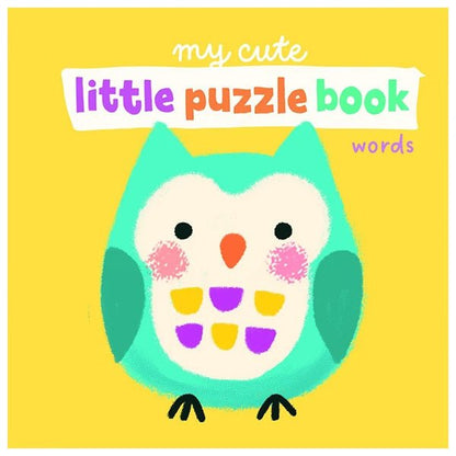 My Cute Little Puzzle Book: Words ( Must Have First Jigsaw Puzzle Book for Toddlers) - Bibliophiles