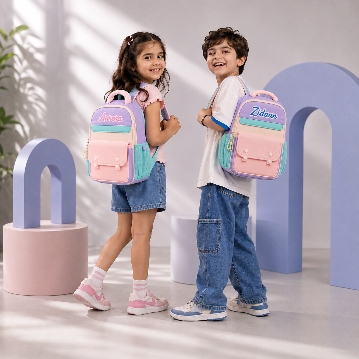 Personalised Pastel Mini Backpack