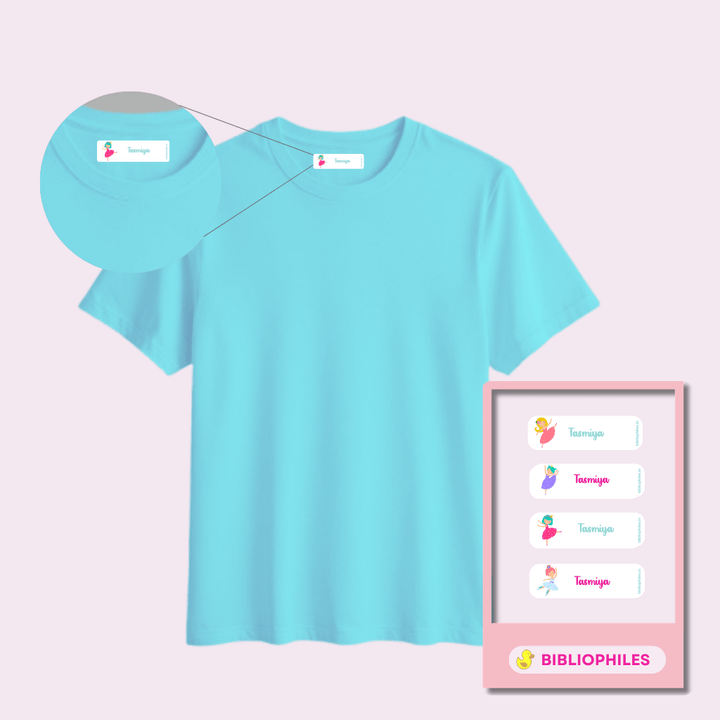 Personalised Clothes Stickers - Ballerina - Bibliophiles