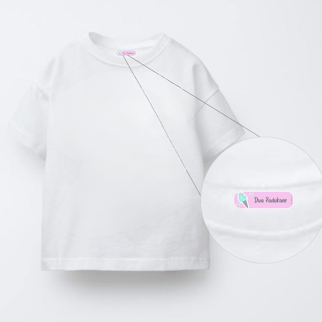 Personalised Clothes Stickers - Pastries - Bibliophiles