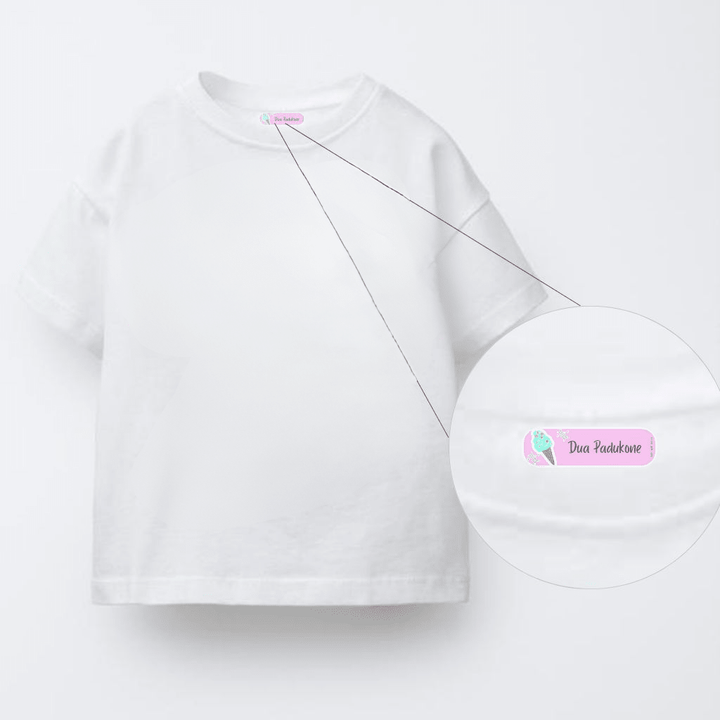 Personalised Clothes Stickers - Pastries - Bibliophiles