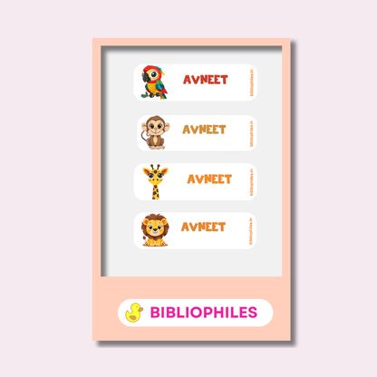Personalised Clothes Stickers - Zootii - Bibliophiles