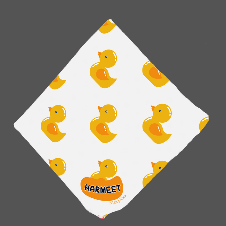 Personalised Muslin Handkerchief Boy Box - Jumbo (Pack of 12) - Bibliophiles