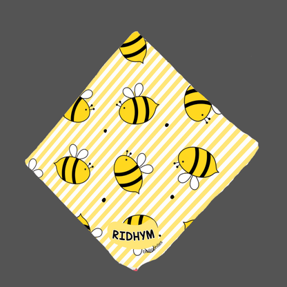 Personalised Muslin Handkerchief Boy Box - Jumbo (Pack of 12) - Bibliophiles