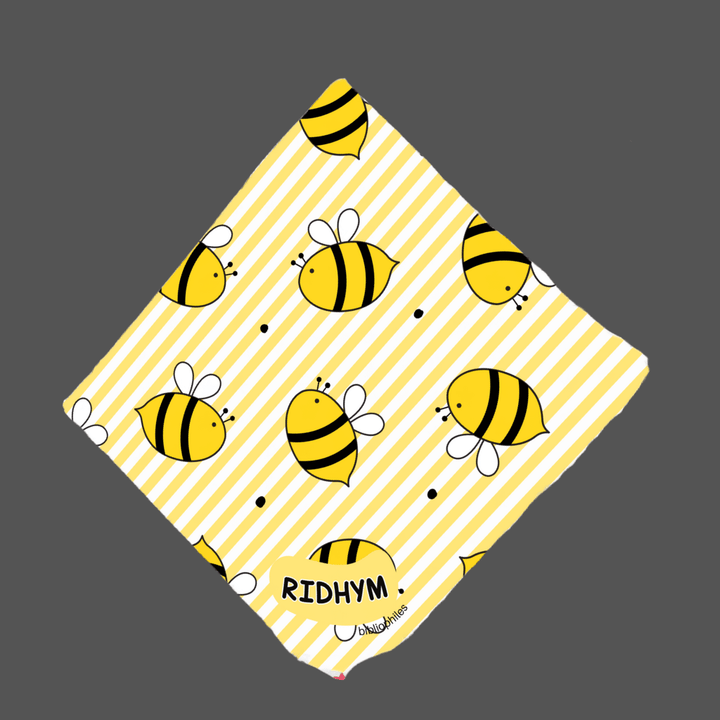 Personalised Muslin Handkerchief Boy Box - Jumbo (Pack of 12) - Bibliophiles