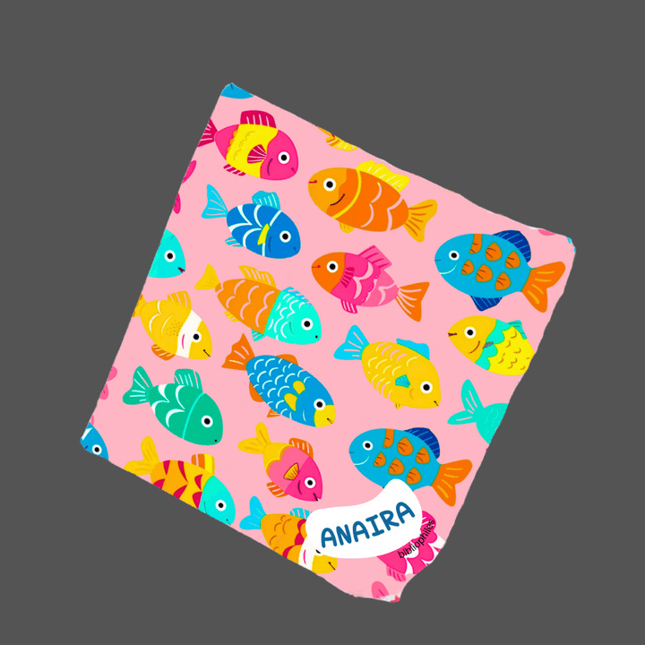 Personalised Muslin Handkerchief Boy Box - Jumbo (Pack of 12) - Bibliophiles