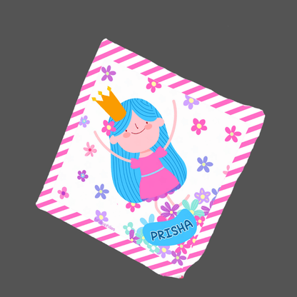 Personalised Muslin Handkerchief Girl Box - Jumbo (Pack of 12) - Bibliophiles