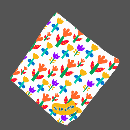 Personalised Muslin Handkerchief Girl Box - Jumbo (Pack of 12) - Bibliophiles