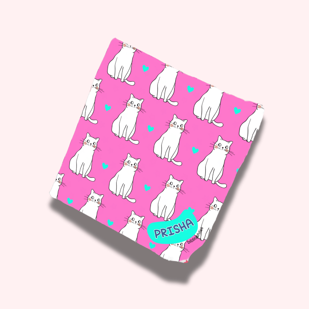 Personalised Muslin Handkerchief Set - Play Pals (Pack of 3) with Name Labels - Bibliophiles
