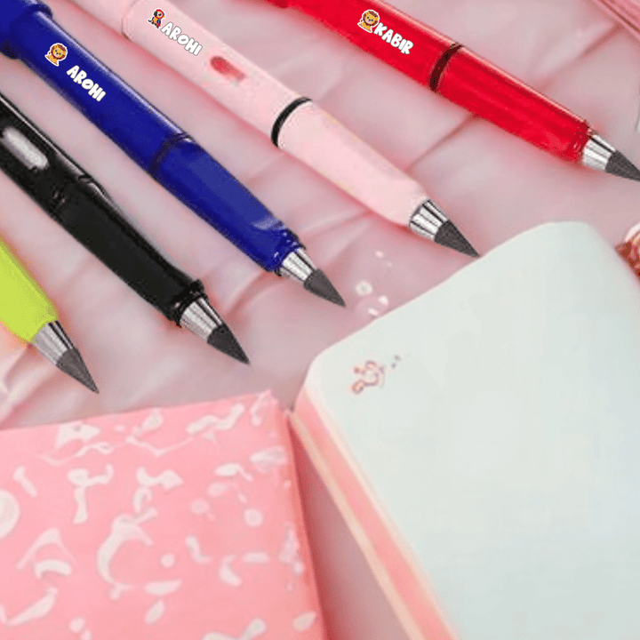 Personalised Reusable Long Lasting Pen Pencils 闁 Pack of 2 - Bibliophiles