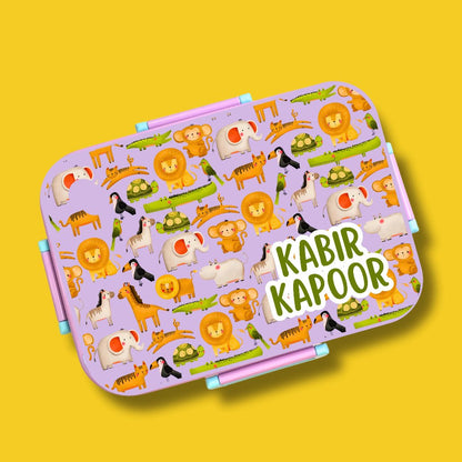 Premium Bento Lunch Box - Crazy Jungle - Bibliophiles