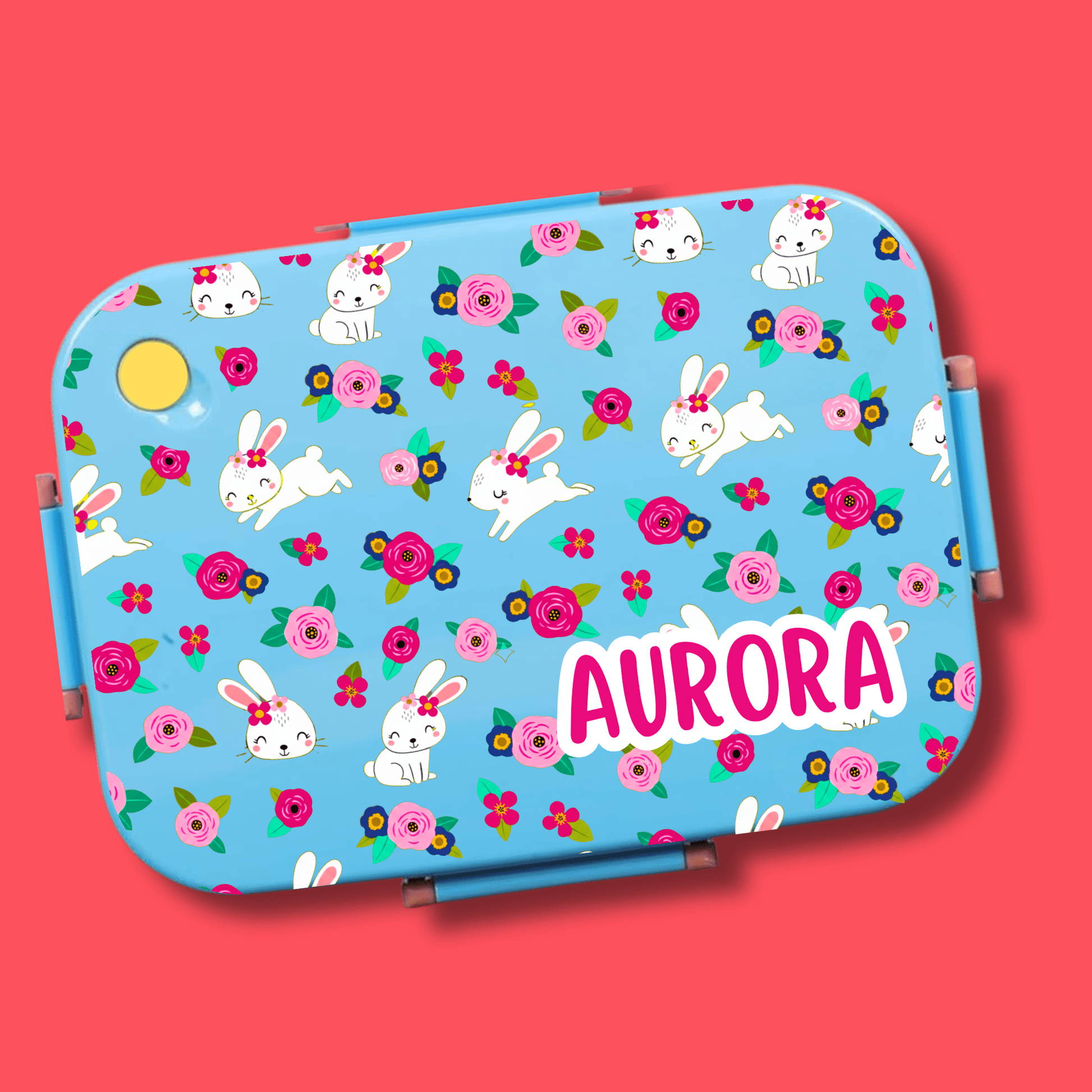 Premium Bento Lunch Box - Cute Bunny - Bibliophiles