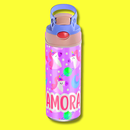 Premium Bento Lunch Box & Water Bottle - Unicorn - Bibliophiles