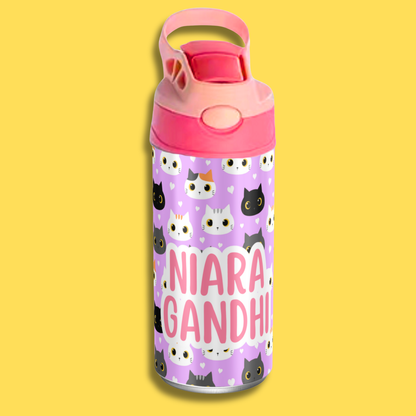 Zootii Personalised Water Bottle (Kittens)