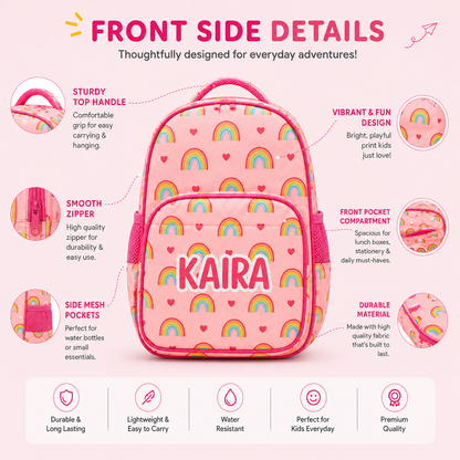 Zootii Smart Kids School Bag - Rainbow