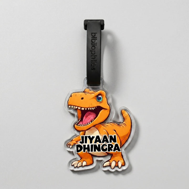 Shape Luggage Tag - Dinosaur - Bibliophiles