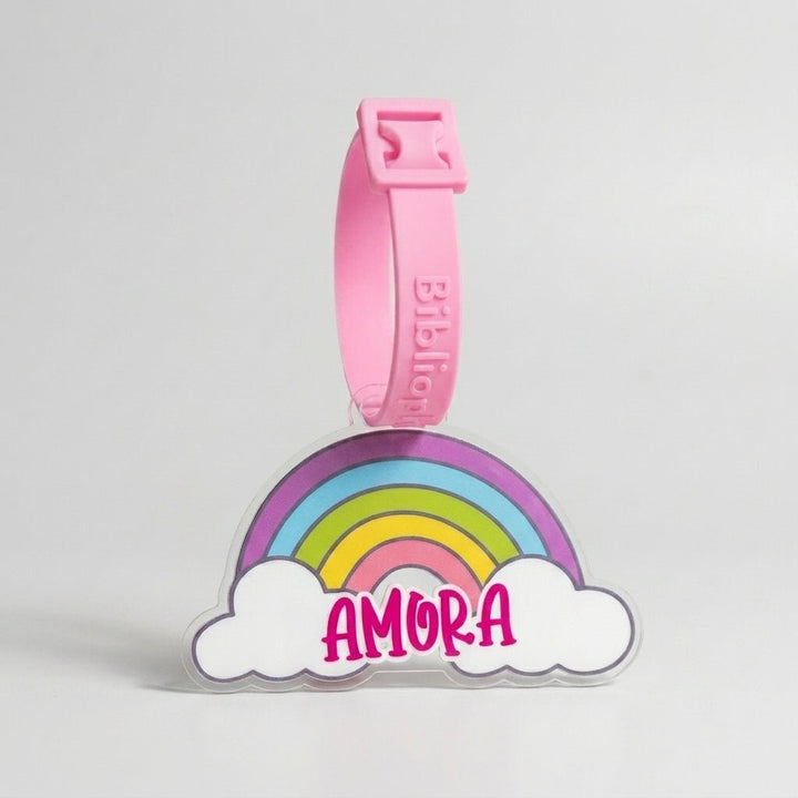 Shape Luggage Tag - Rainbow - Bibliophiles