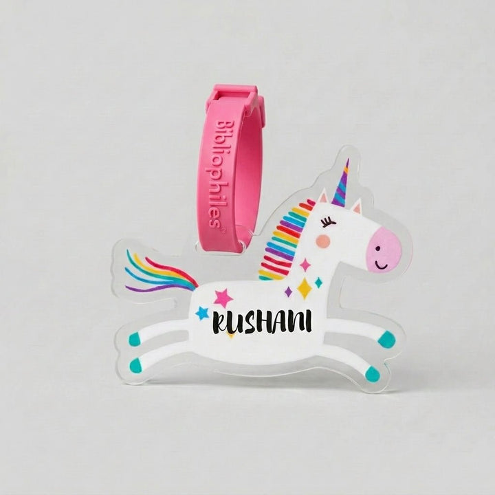 Shape Luggage Tag - Unicorn - Bibliophiles