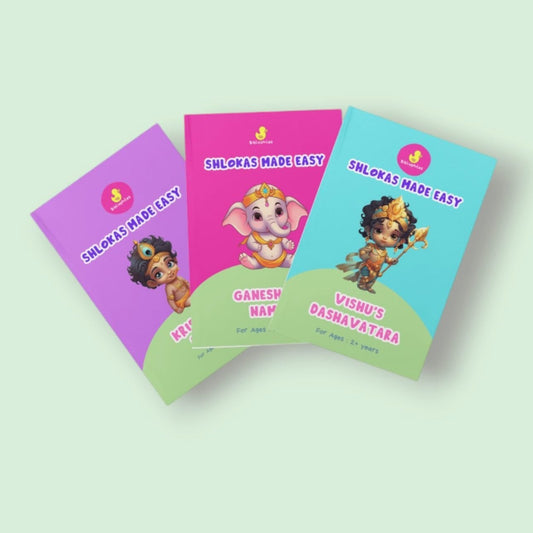 Shloka Books Bundle Ganesha | Krishna | Vishnu (Paperback) - Bibliophiles