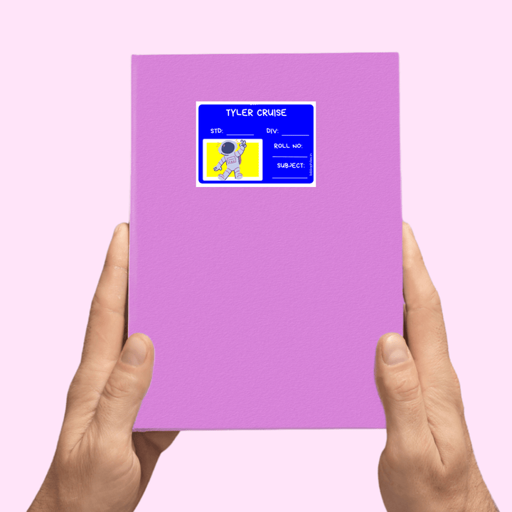 Space Book Labels | Personalised Premium Labels - Bibliophiles