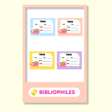 Strawberry Girls Book Labels | Personalised Strawberry Girls Labels - Bibliophiles