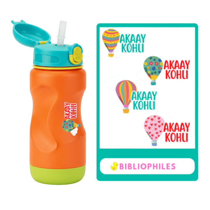 Transparent Labels - Ballons (Personalised) - Bibliophiles