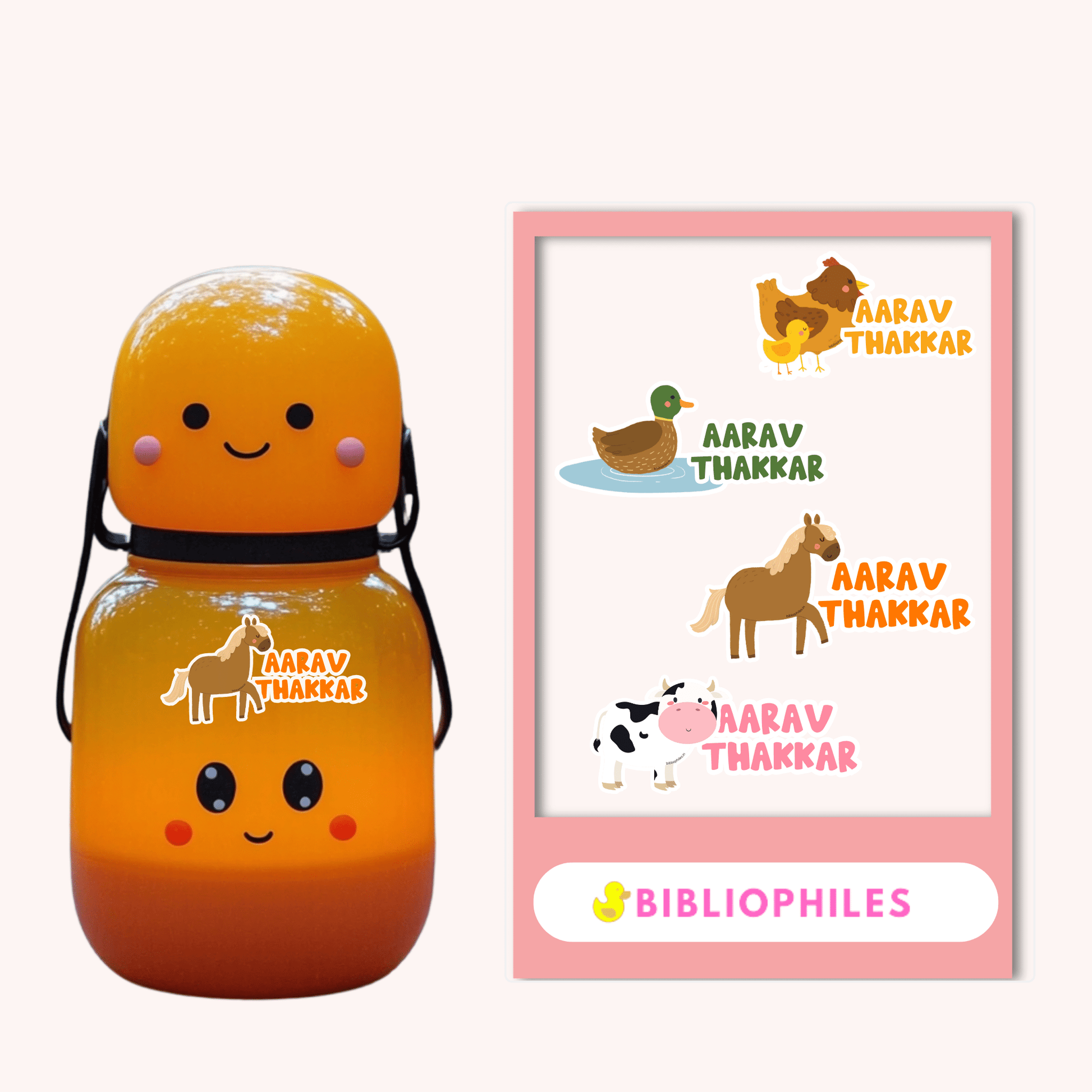 Transparent Labels - Farm (Personalised) - Bibliophiles