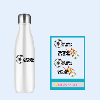 Transparent Labels - Football (Personalised) - Bibliophiles