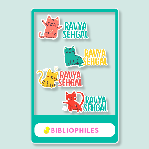 Transparent Labels - Kittens (Personalised) - Bibliophiles