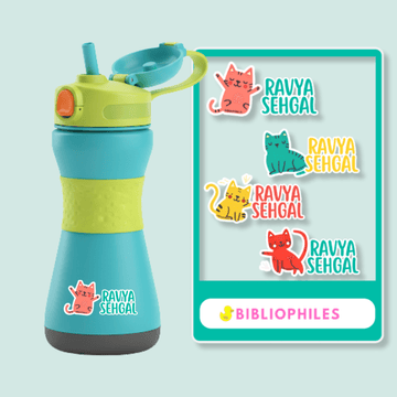 Transparent Labels - Kittens (Personalised) - Bibliophiles