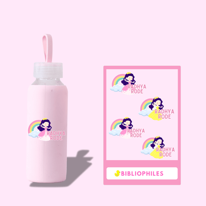 Transparent Labels - Princess (Personalised) - Bibliophiles