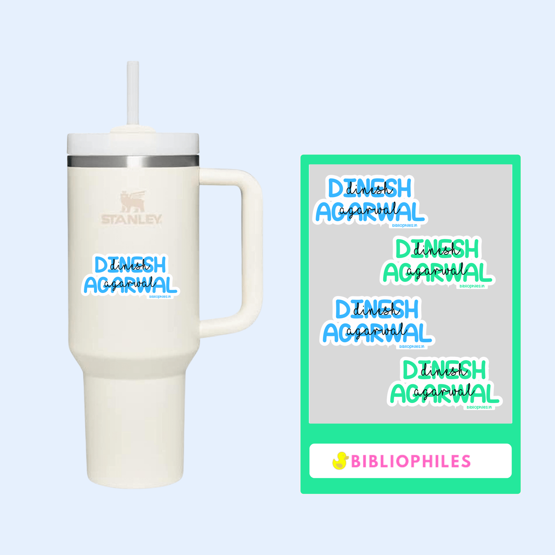 Transparent Labels - Signature (Personalised) - Bibliophiles