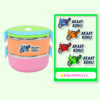 Transparent Labels - SuperBikes (Personalised) - Bibliophiles