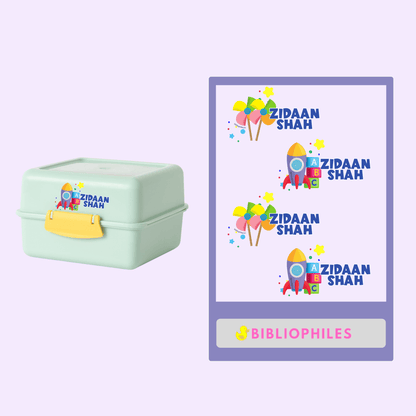 Transparent Labels - Toys (Personalised) - Bibliophiles