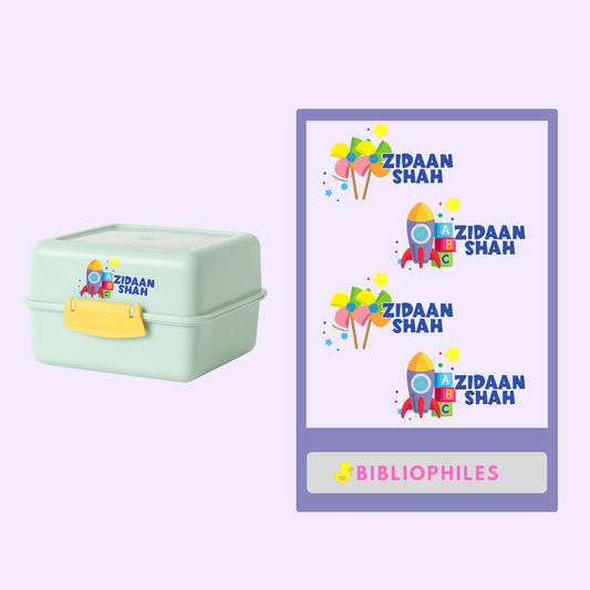 Transparent Labels - Toys (Personalised) - Bibliophiles
