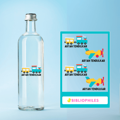 Transparent Labels - Train (Personalised) - Bibliophiles