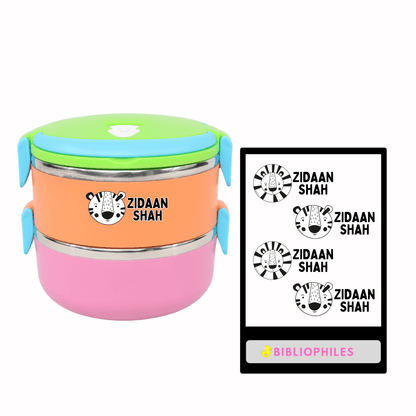 Transparent Labels - Wild BW (Personalised) - Bibliophiles
