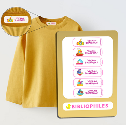Personalised Clothes Stickers