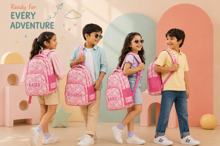 Zootii Personalised Smart Kids School Bag - Unicorn