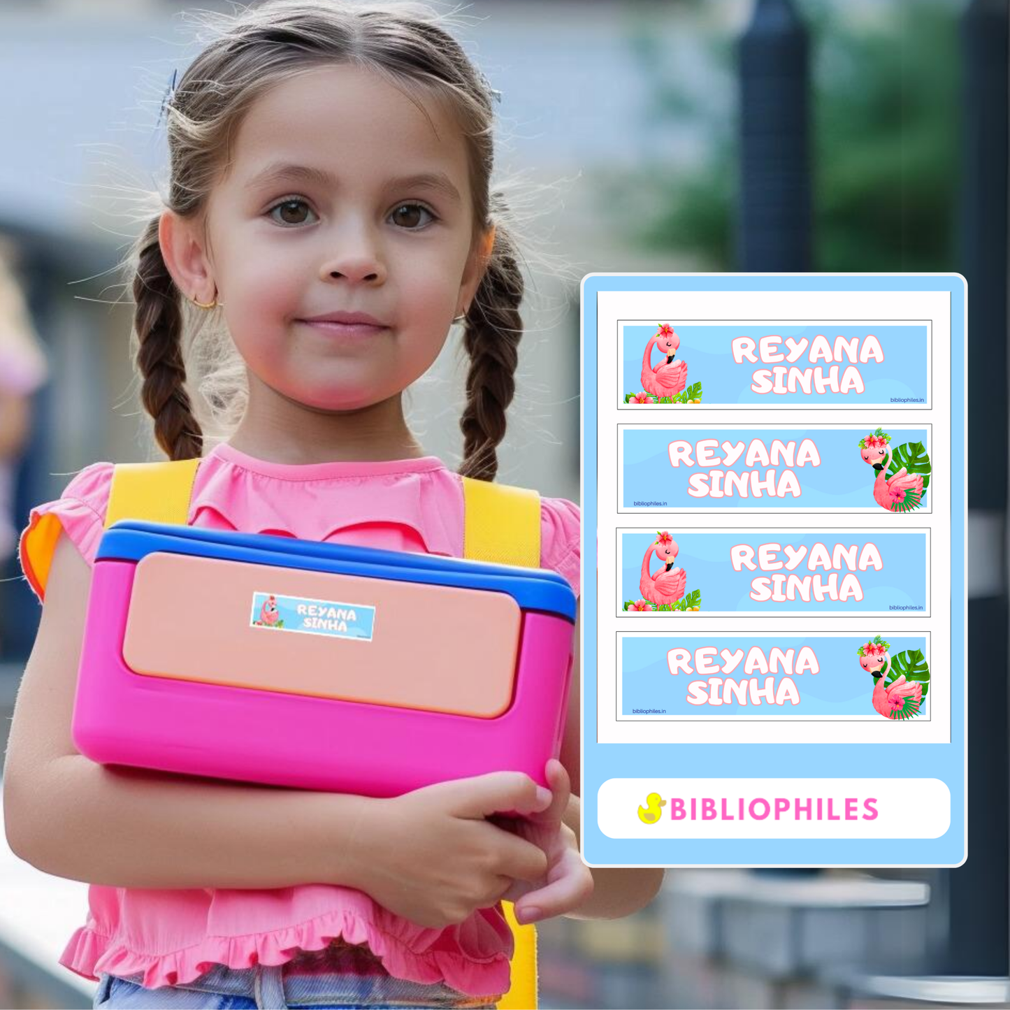 Waterproof Personalised Stickers - Bibliophiles